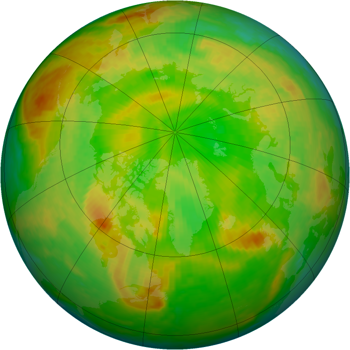 Arctic ozone map for 03 June 2002